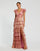 Prom Dresses Long Formal Metallic Prom Gown Coral