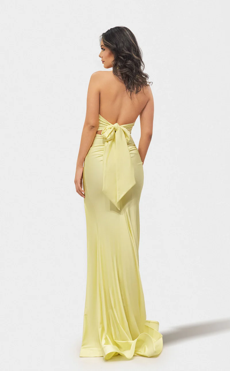 Jessica Angel 2678 Long Formal Fitted Slit Prom Dress