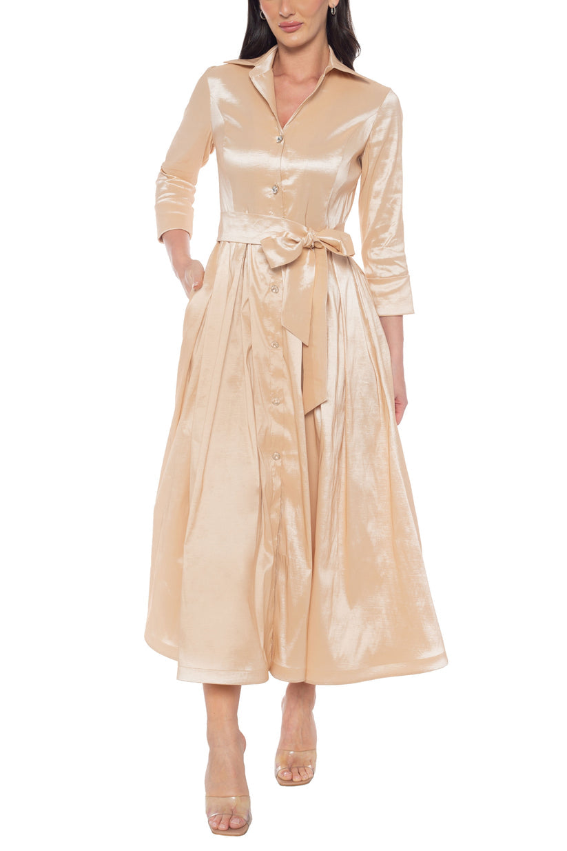 Cocktail Dresses A Line Midi Collar Cocktail Dress Champagne