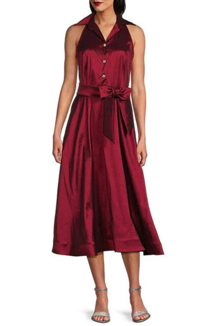 Marina 268865 Short Midi Length Cocktail A Line Dress
