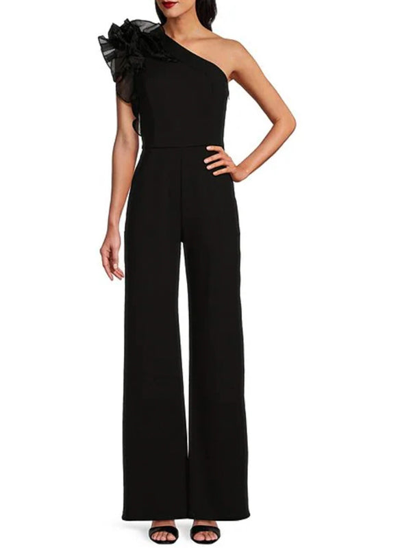 Marina 268922 Formal Long Ruffle Jumpsuit