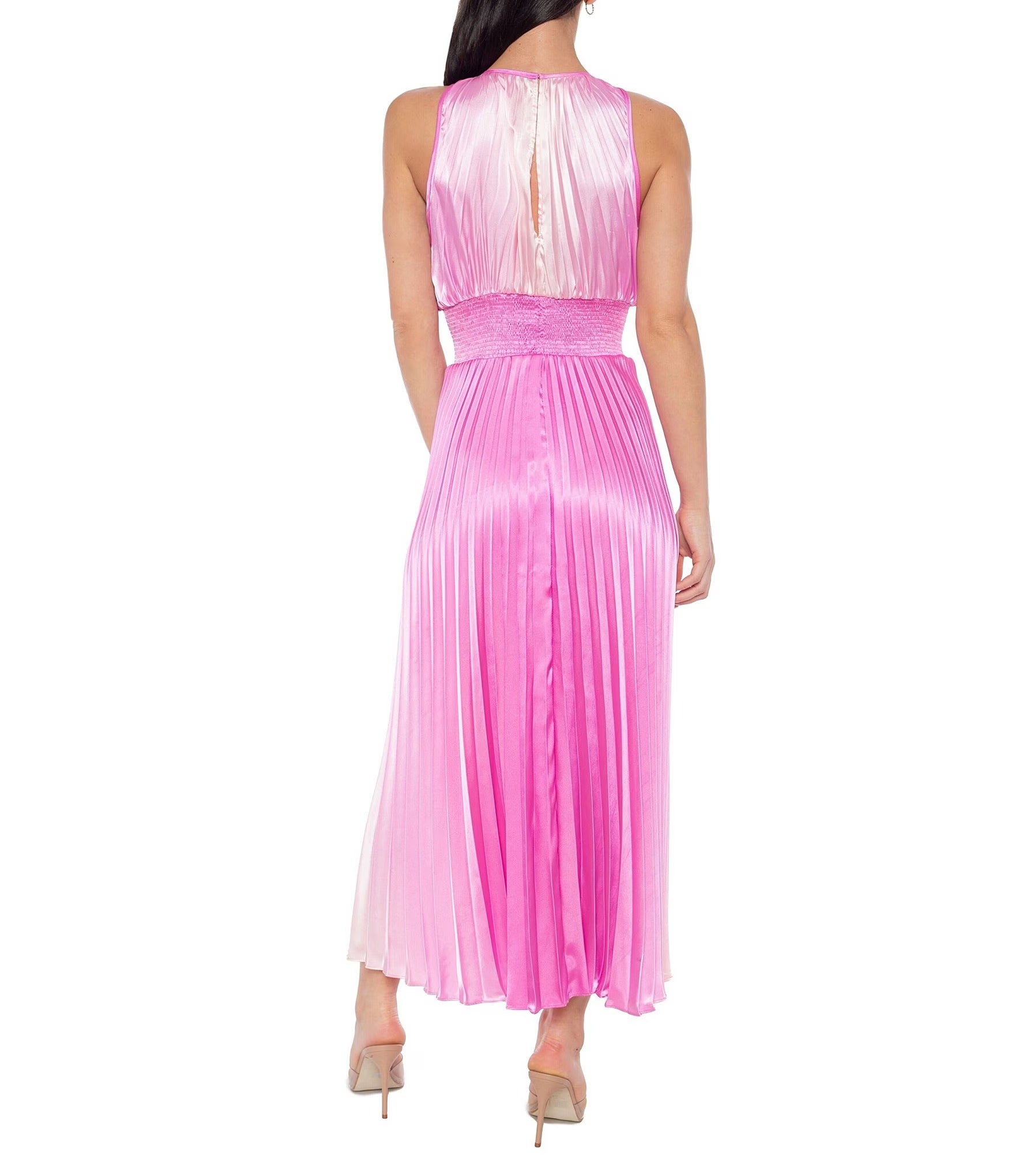 Marina 269274 Pleated Ombre A Line Formal Dress