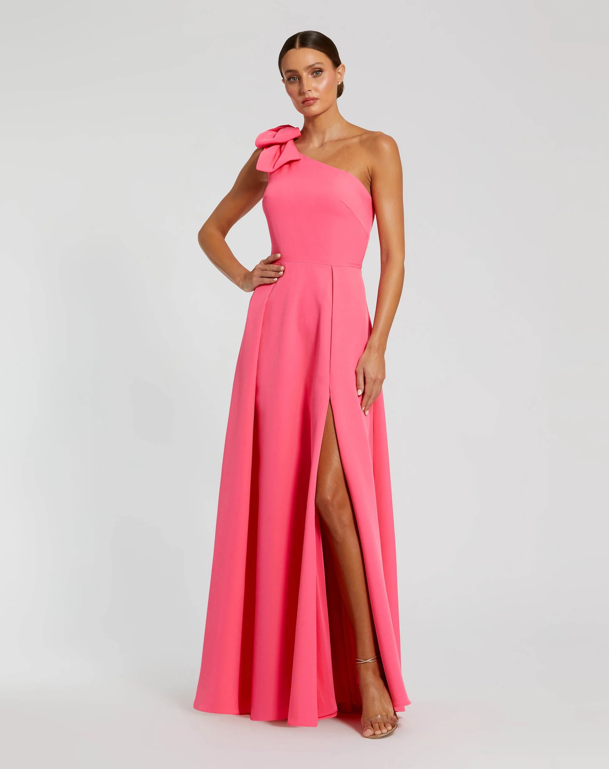 Prom Dresses Prom Long Formal One Shoulder Gown Candy Pink
