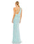 Prom Dresses Prom Long One Shoulder Formal Gown Ice Blue
