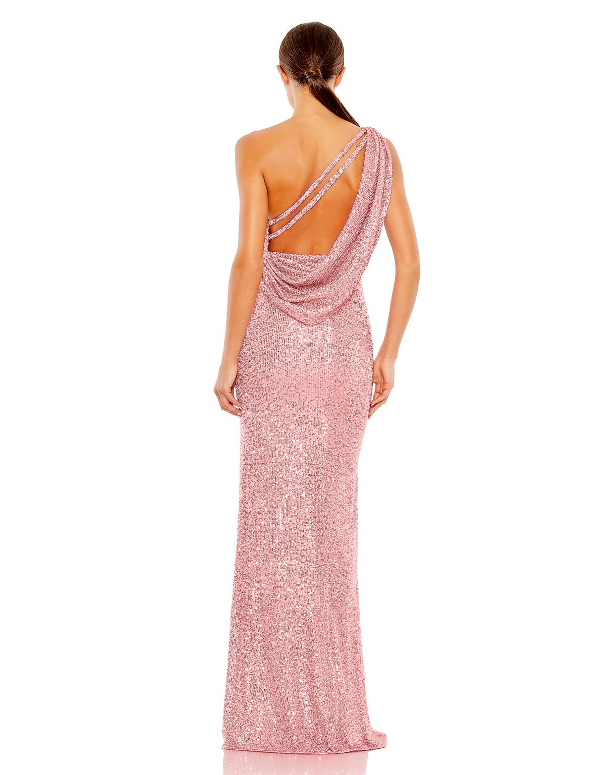Prom Dresses Prom Long One Shoulder Formal Gown Light Pink