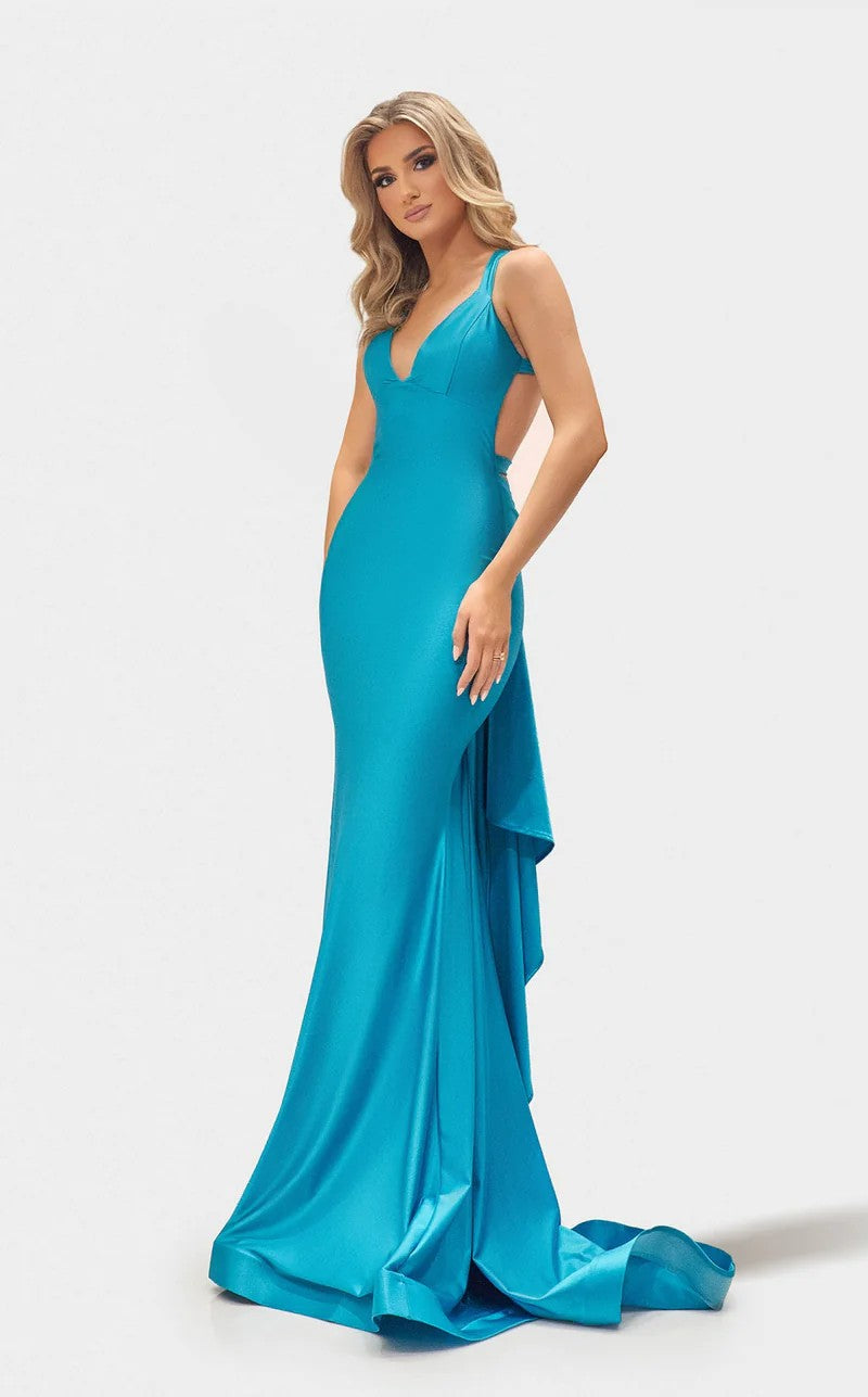 Jessica Angel 2708 Mermaid Fit Long Formal Prom Dress