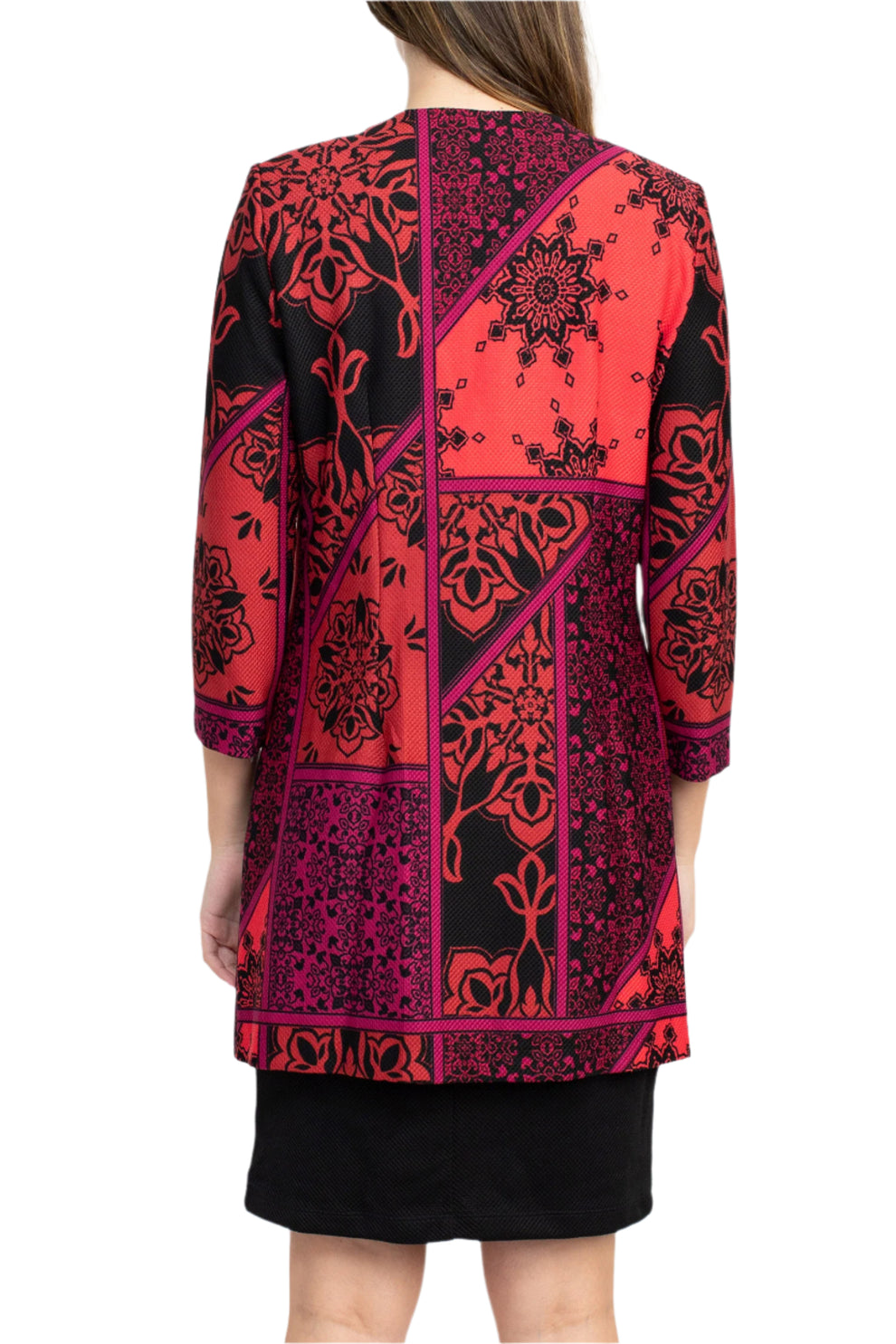Danny & Nicole 27122M Short Cocktail Multi Print Jacket Dress