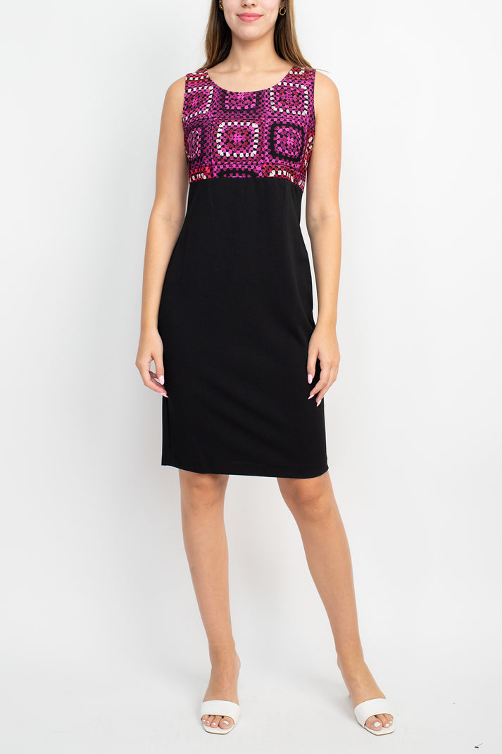 Danny & Nicole 27127M Printed Short Cocktail Jacket Dress