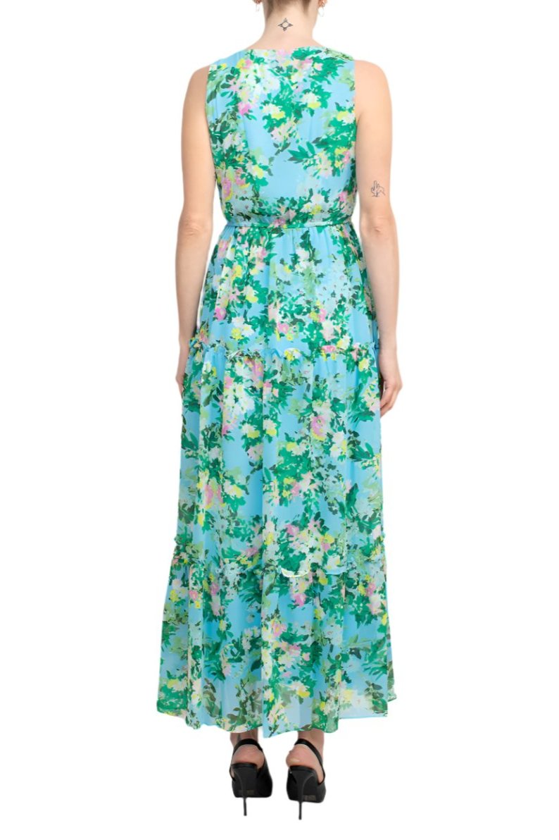 Maison Tara 27172MA Long Floral Mother of the Bride Jacket Dress