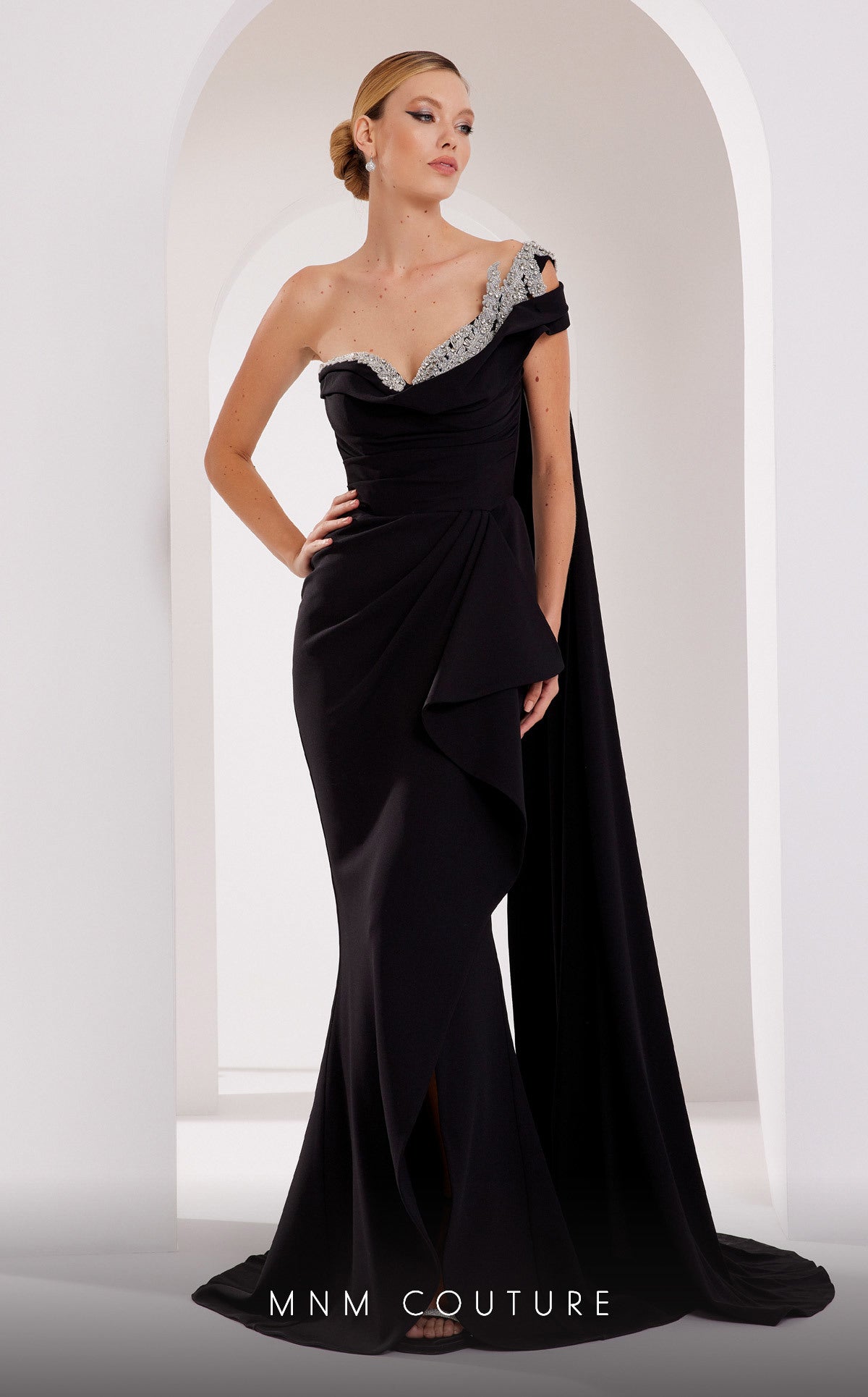 MNM Couture 2720 Beaded Long Formal Evening Dress