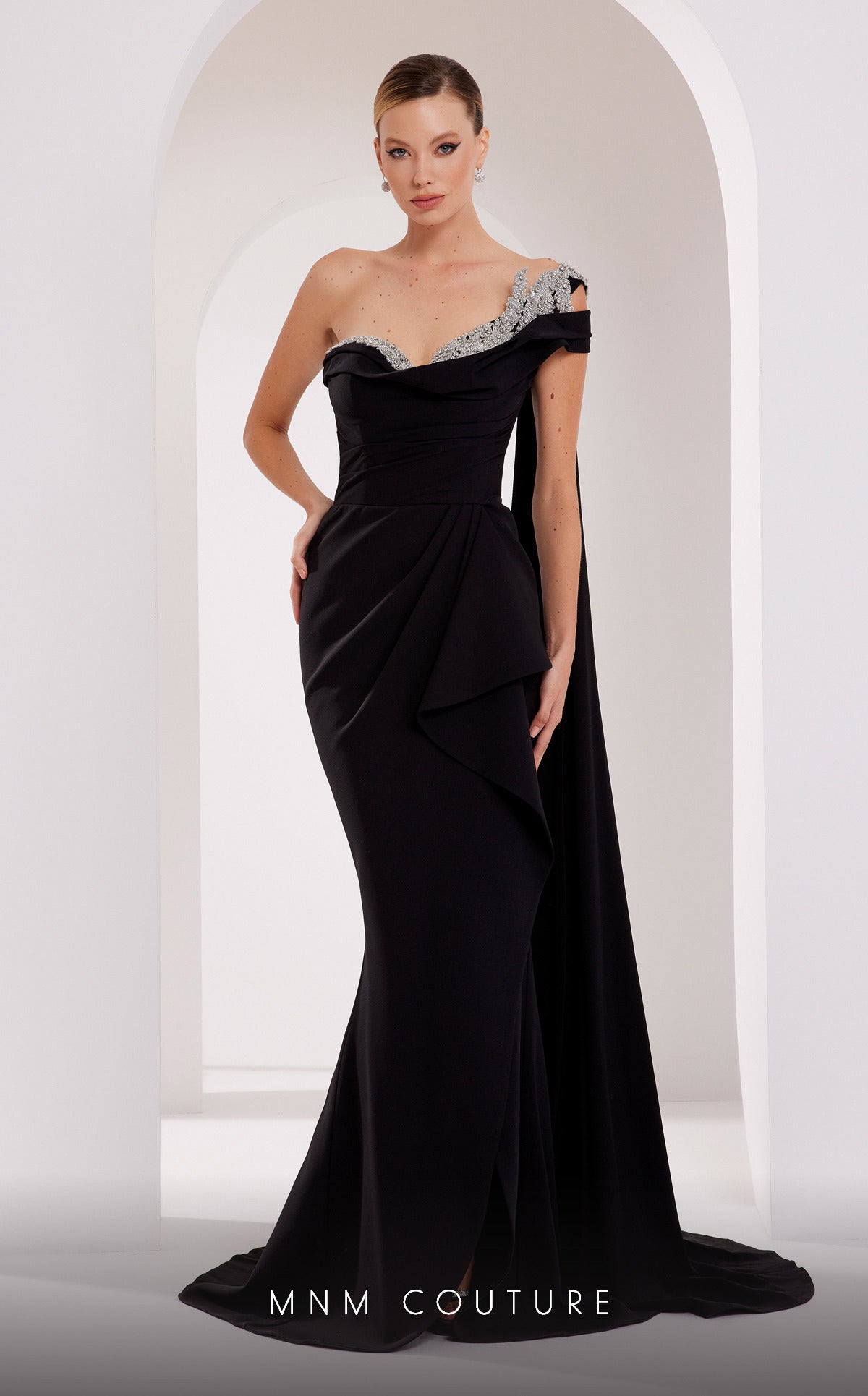MNM Couture 2720 Beaded Long Formal Evening Dress