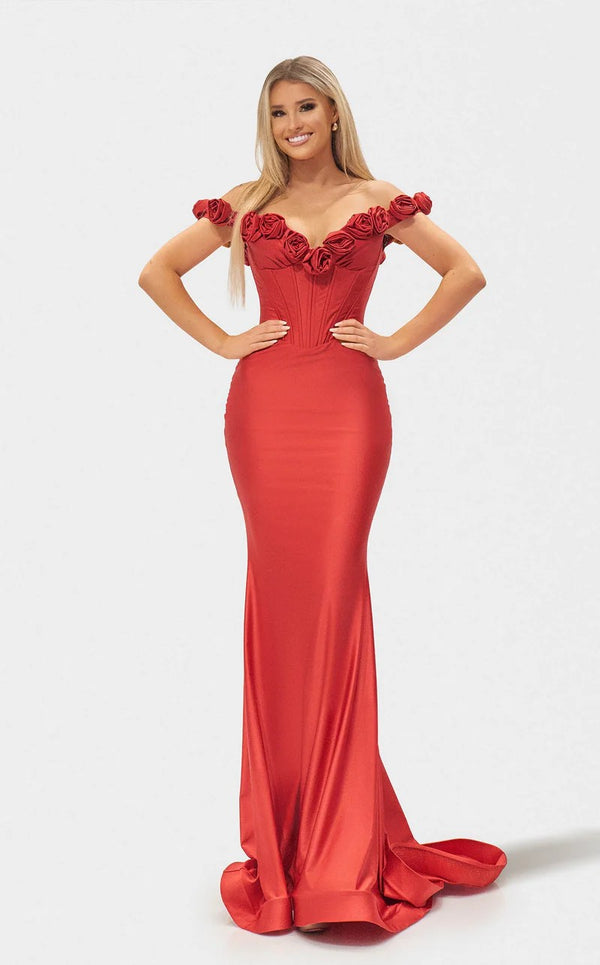 Jessica Angel 2722 Prom Fitted Long Formal Evening Dress