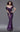 Formal Dresses Pleated Long Formal Metallic Evening Dress Purple