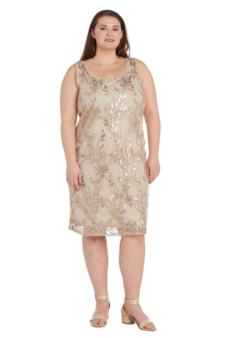 R&M Richards 2739W Plus Size Two Piece Short Jacket Dress