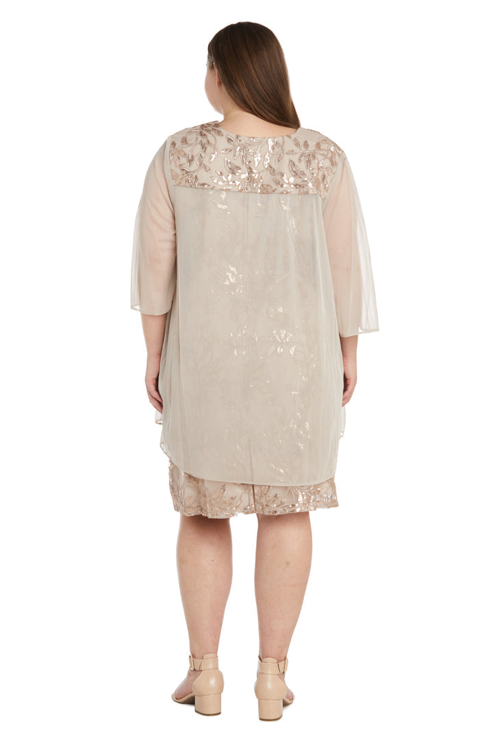 R&M Richards 2739W Plus Size Two Piece Short Jacket Dress