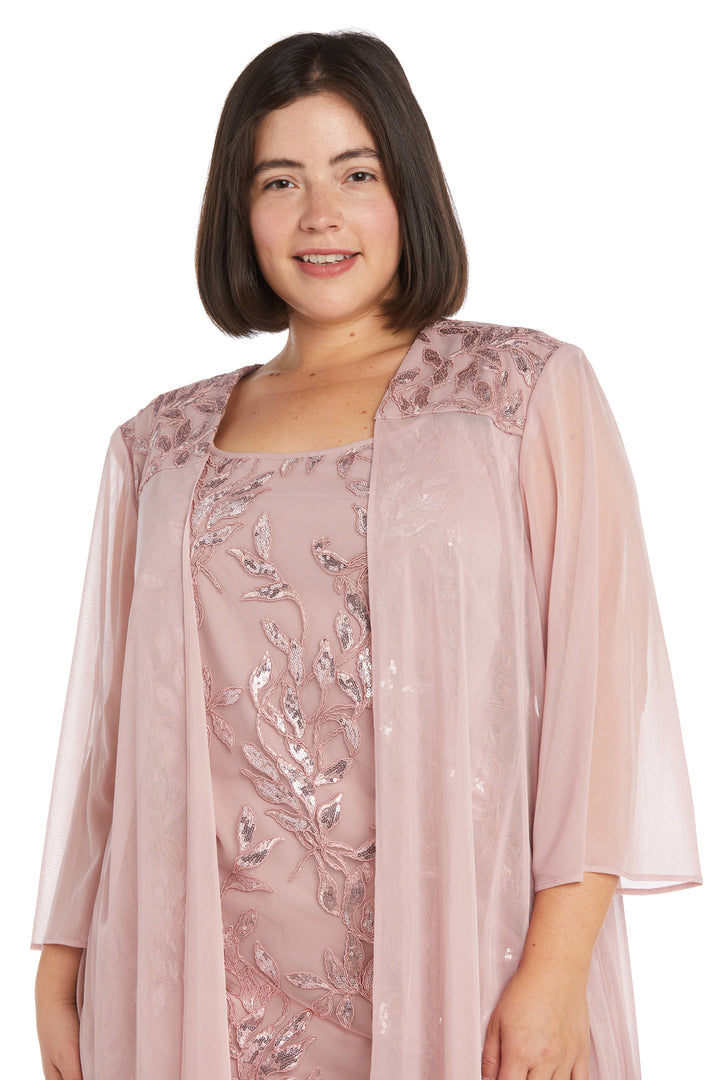 R&M Richards 2739W Plus Size Two Piece Short Jacket Dress