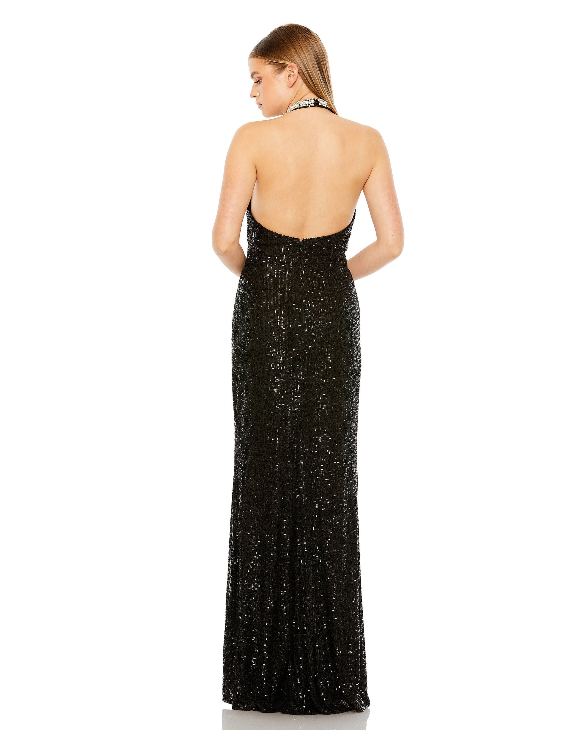 Mac Duggal 27410 Long Formal Prom Sequin Dress