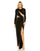 Prom Dresses Long Sleeve Keyhole Formal Prom Dress Black