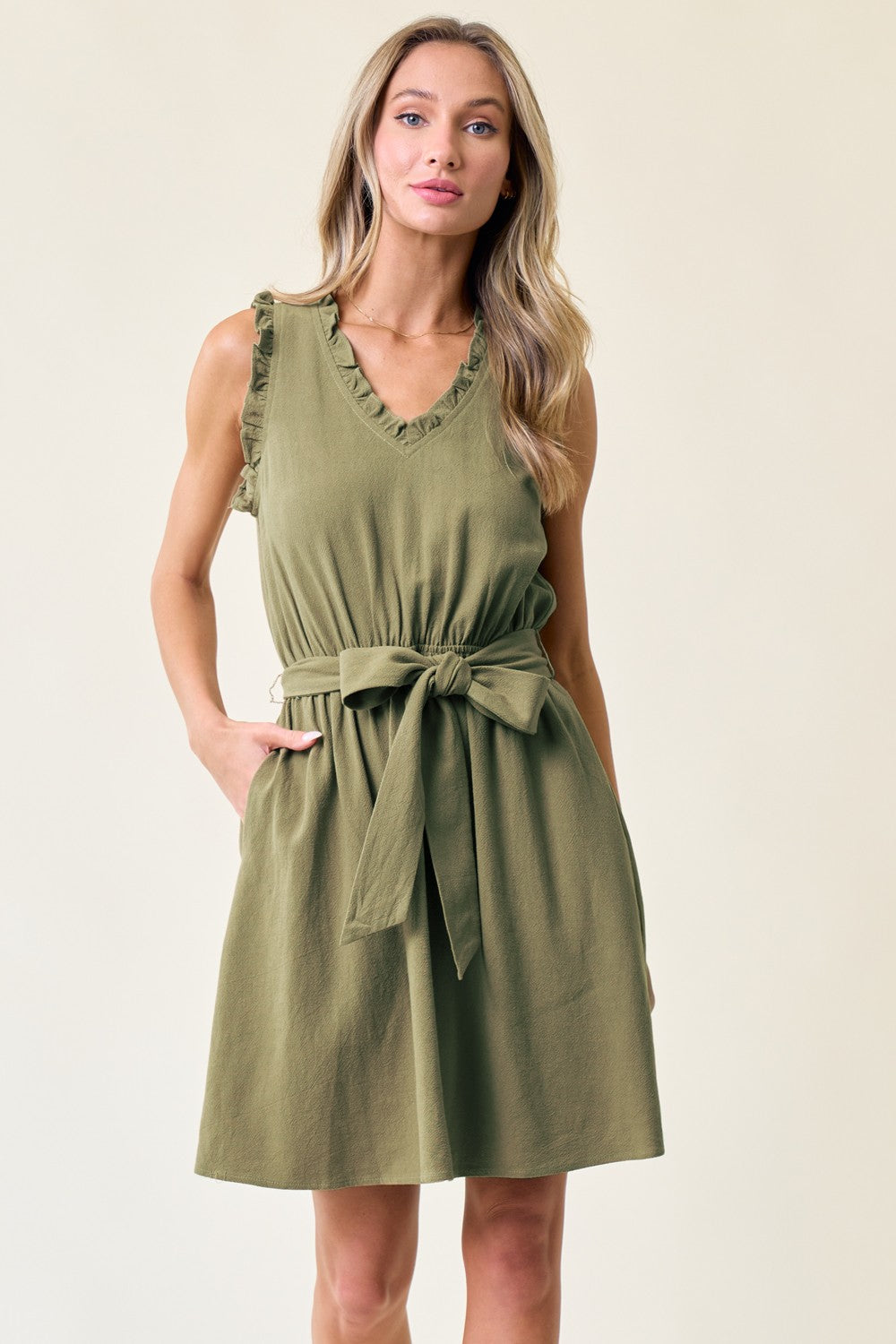Neverland Tie Front Dress