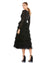 Cocktail Dresses Ruffle Tiered Short Midi Dress Black