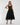 Formal Dresses A Line Polka Dot Formal Tea Length Dress Black