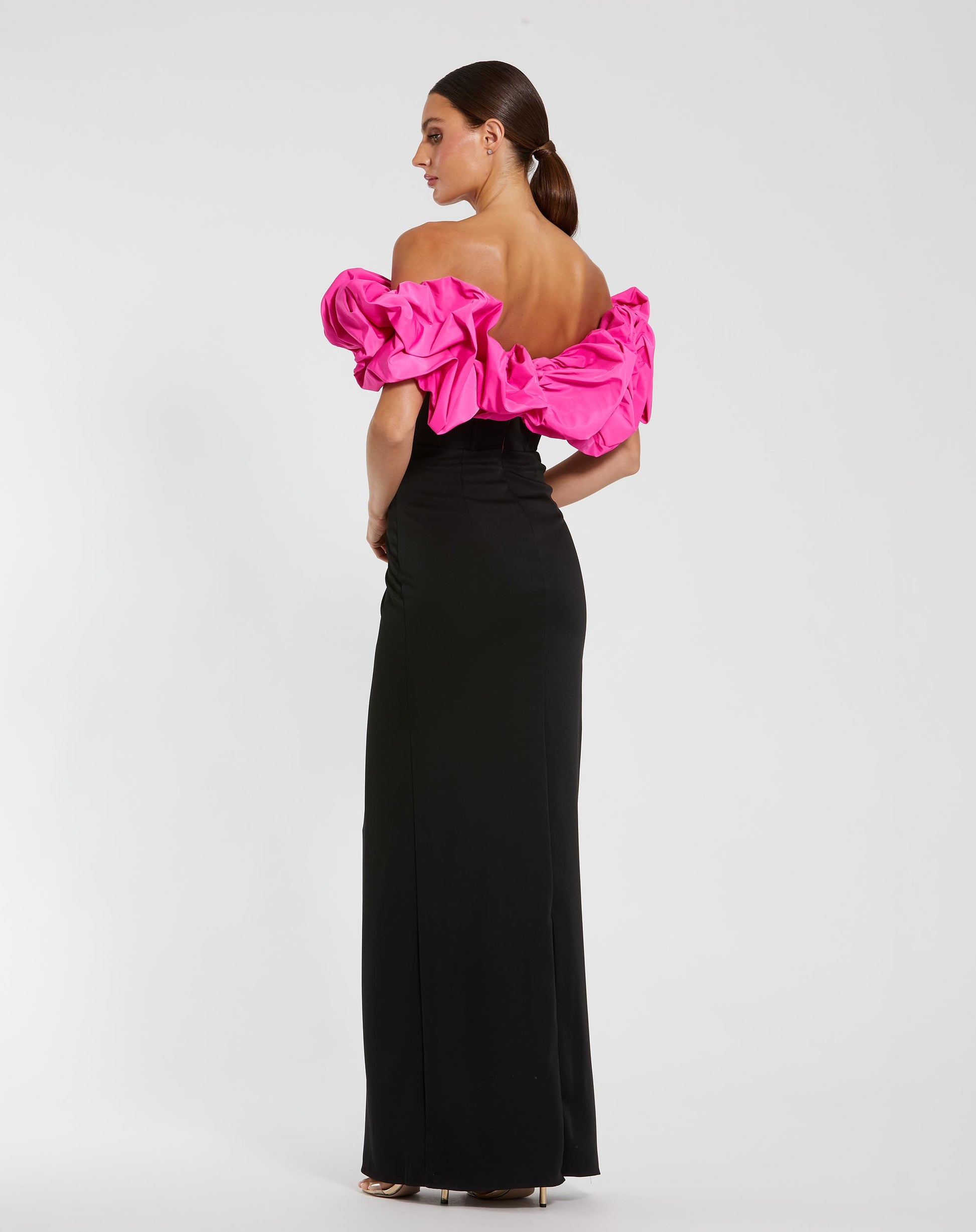Mac Duggal 27669 Long Prom Formal Ruffle Dress