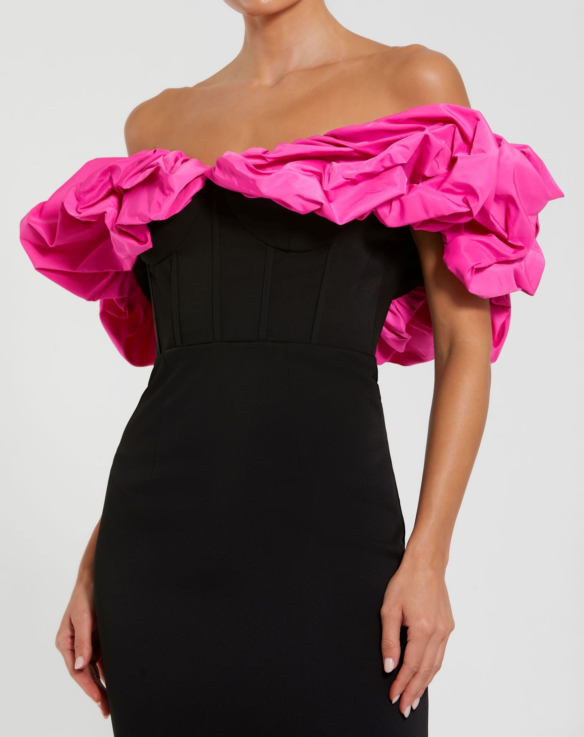 Mac Duggal 27669 Long Prom Formal Ruffle Dress