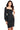 Cocktail Dresses Fitted Short Cocktail Mini Dress Black