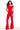 Jumpsuit Fitted Long Formal Jumpsuit  Red