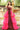 Prom Dresses Fitted Long Formal Overskirt Sequin Dress Iridescent Pink