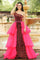 Prom Dresses Fitted Long Formal Overskirt Sequin Dress Iridescent Pink