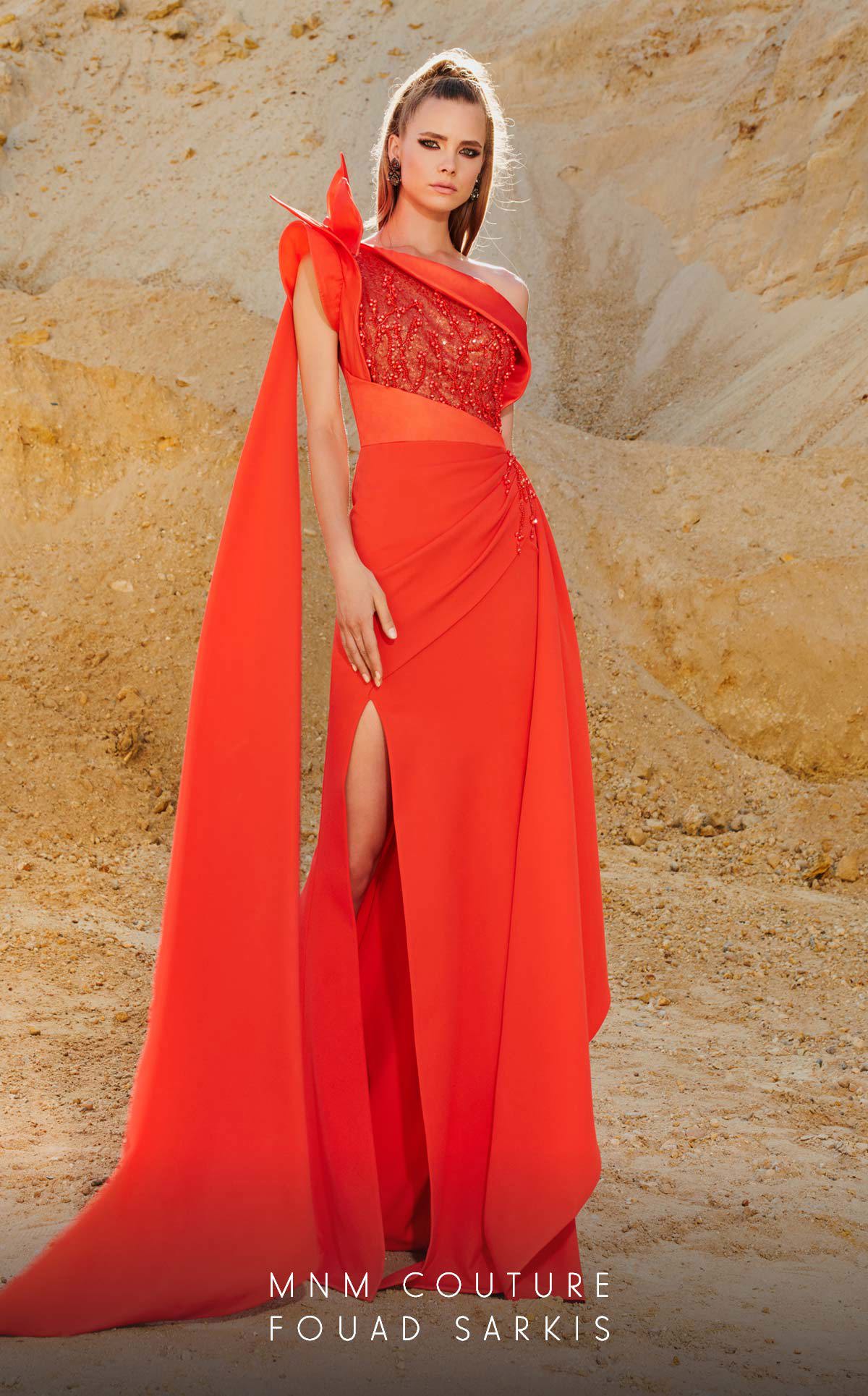 MNM Couture 2772 Long Evening Gown Fitted Formal Dress