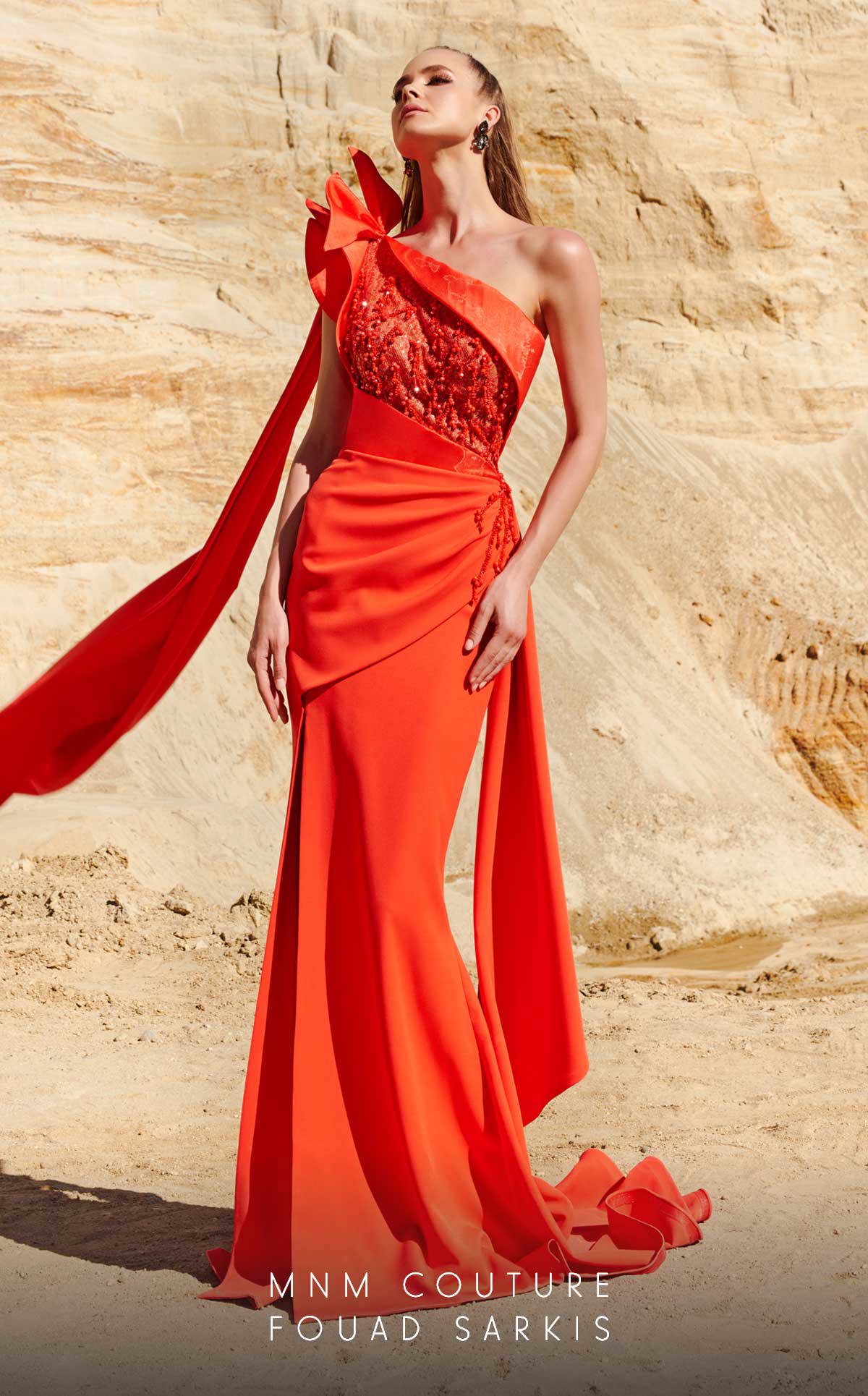 MNM Couture 2772 Long Evening Gown Fitted Formal Dress