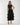 Coktail Dresses Beaded A Line Sequin Ruffle Midi Length Dress Black