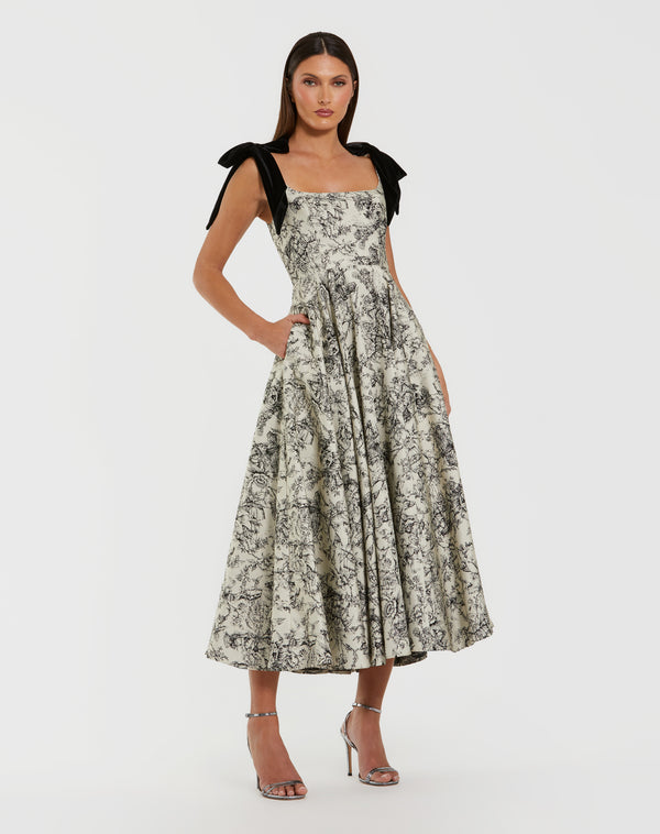 Short Velvet Tea Length A Line Cocktail Dress Mac Duggal 27749