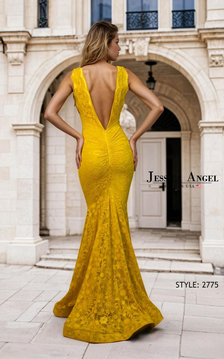 Prom Dresses Long Formal Mermaid Evening Prom Dress Jessica Angel 2775 Mustard