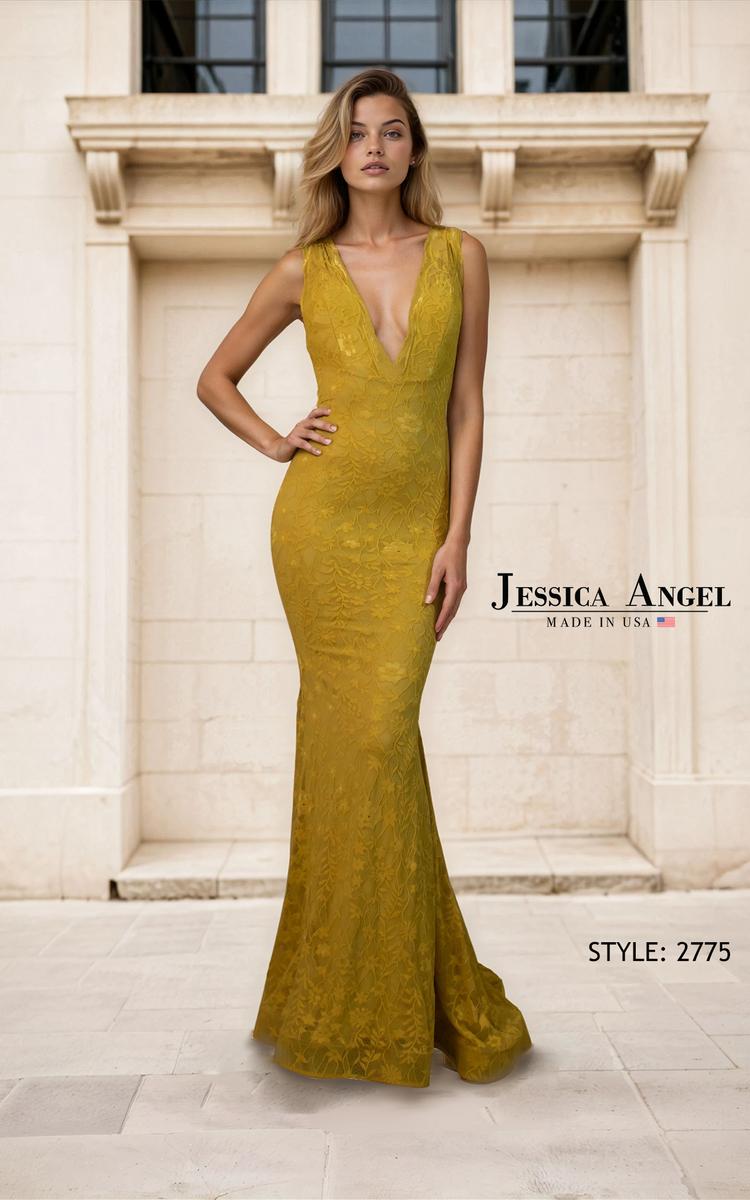 Prom Dresses Long Formal Mermaid Evening Prom Dress Jessica Angel 2775 Olive