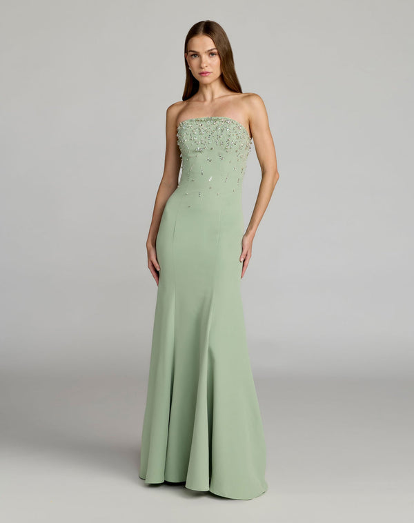 Mermaid Long Formal Beaded Prom Dress Mac Duggal 27788