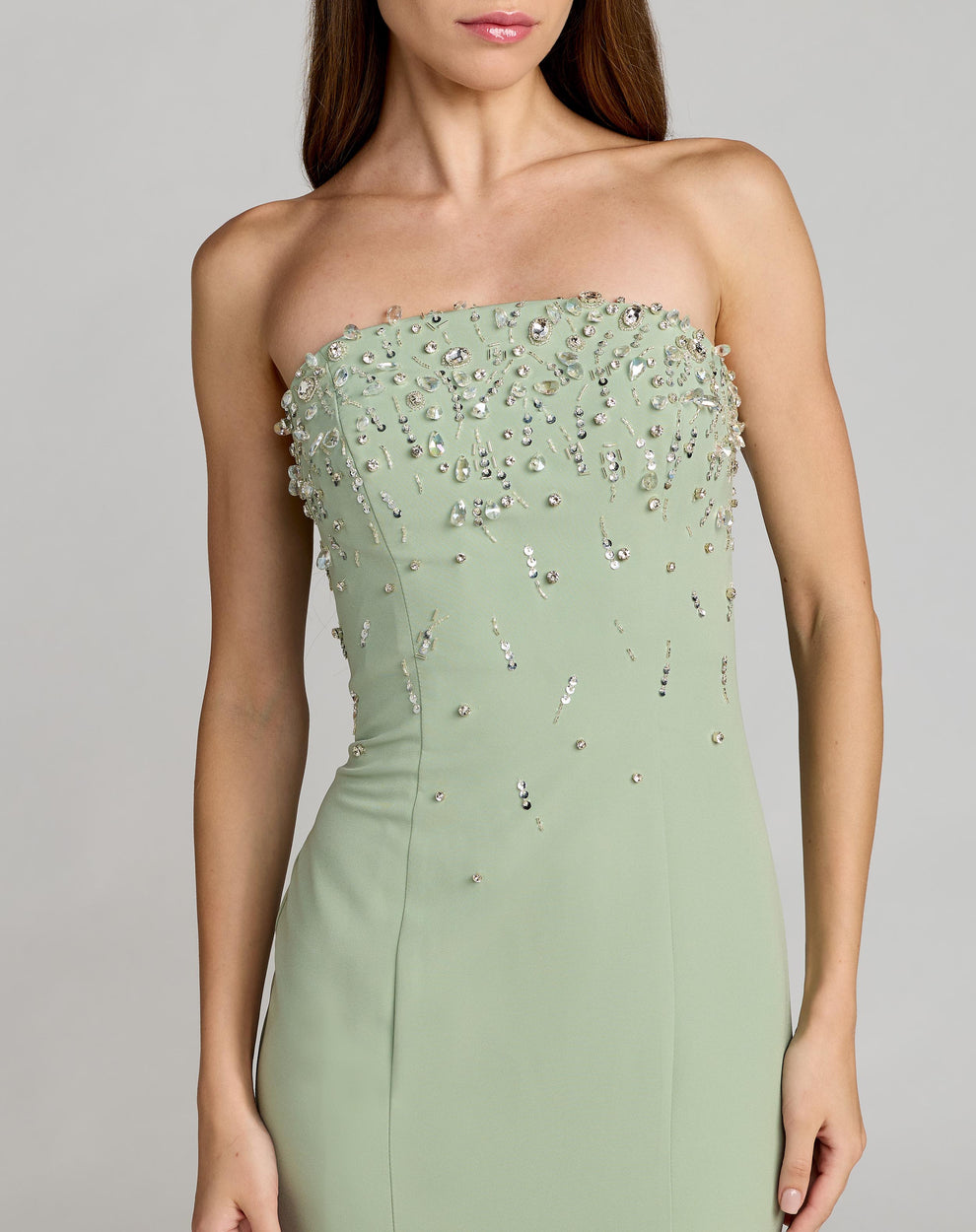Prom Dresses Mermaid Long Formal Beaded Prom Dress Mac Duggal 27788 Sage