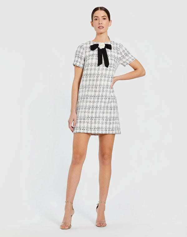 Short Mini Cocktail Dress A Line Mac Duggal 27796