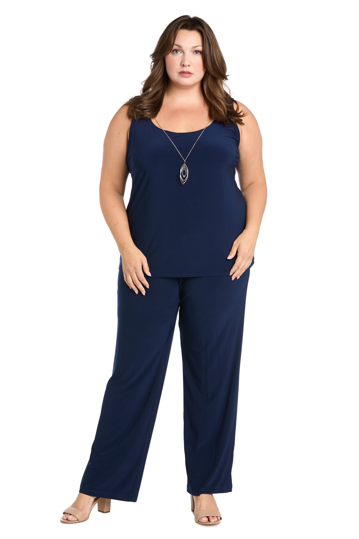 R&M Richards 2779W Sequin Plus Size Mother of the Bride Jacket Pant Suit
