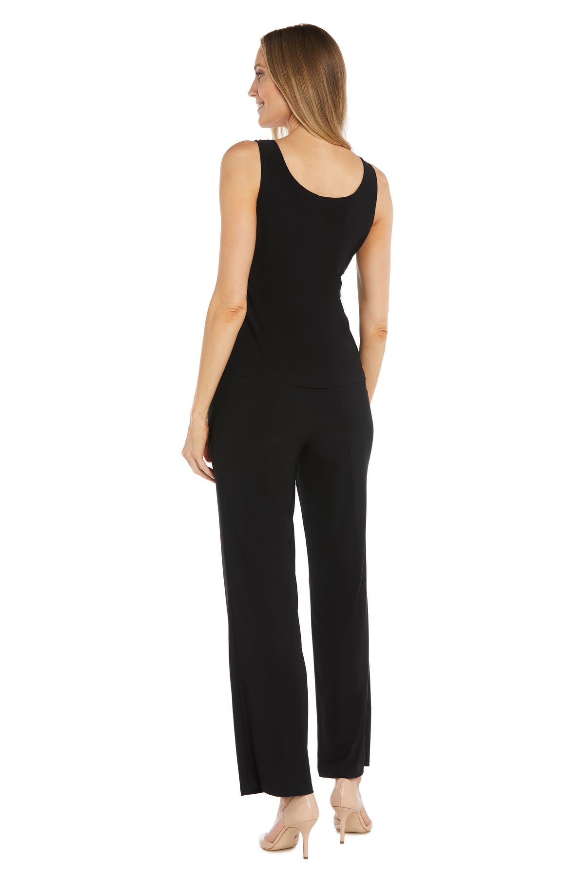 R&M Richards 2779 Long Sequin Formal Lace Pant Suit