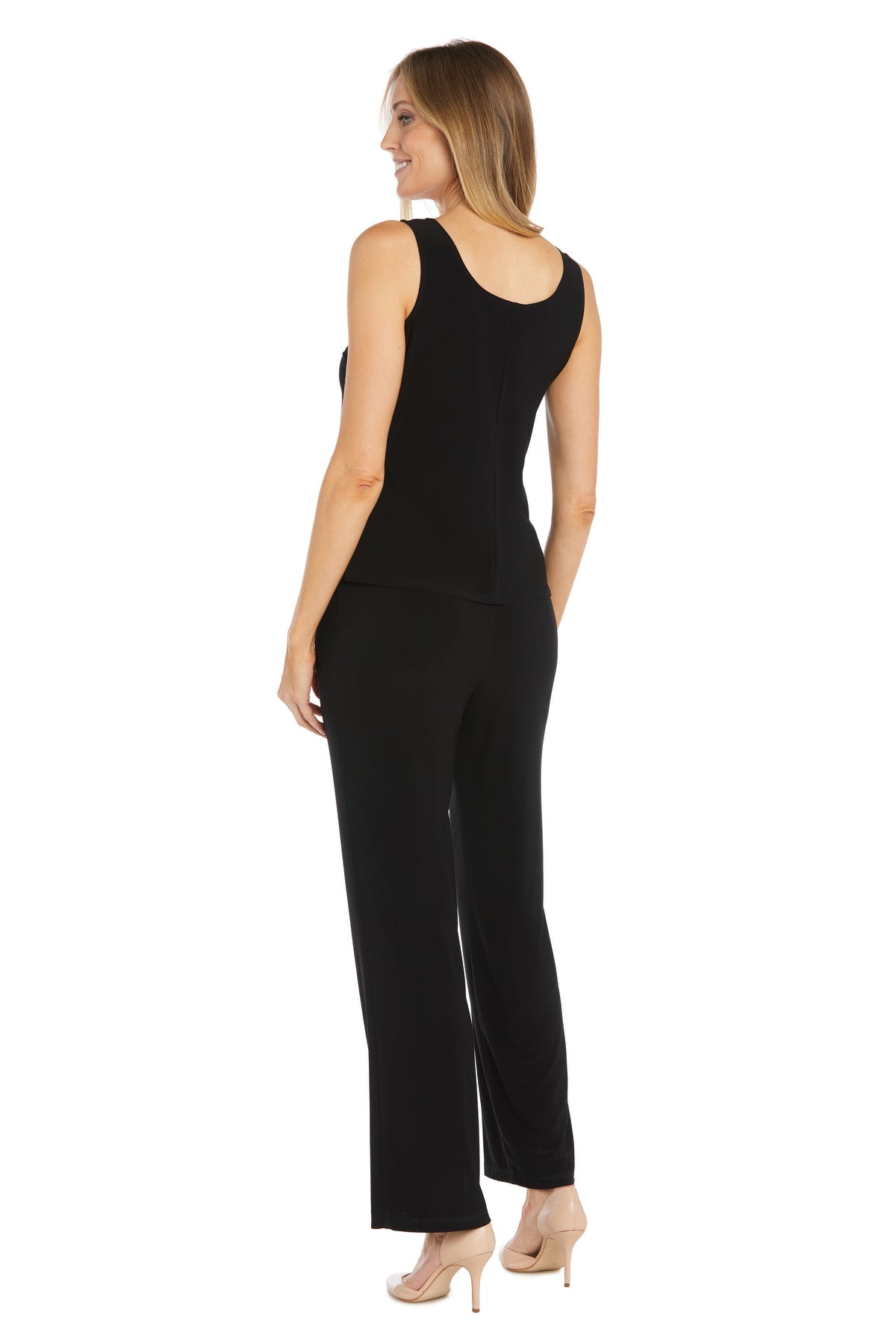 R&M Richards 2779 Long Sequin Formal Lace Pant Suit