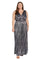 Plus Size Formal Dresses Two Piece Long Formal Plus Size Jacket Dress Navy/Silver