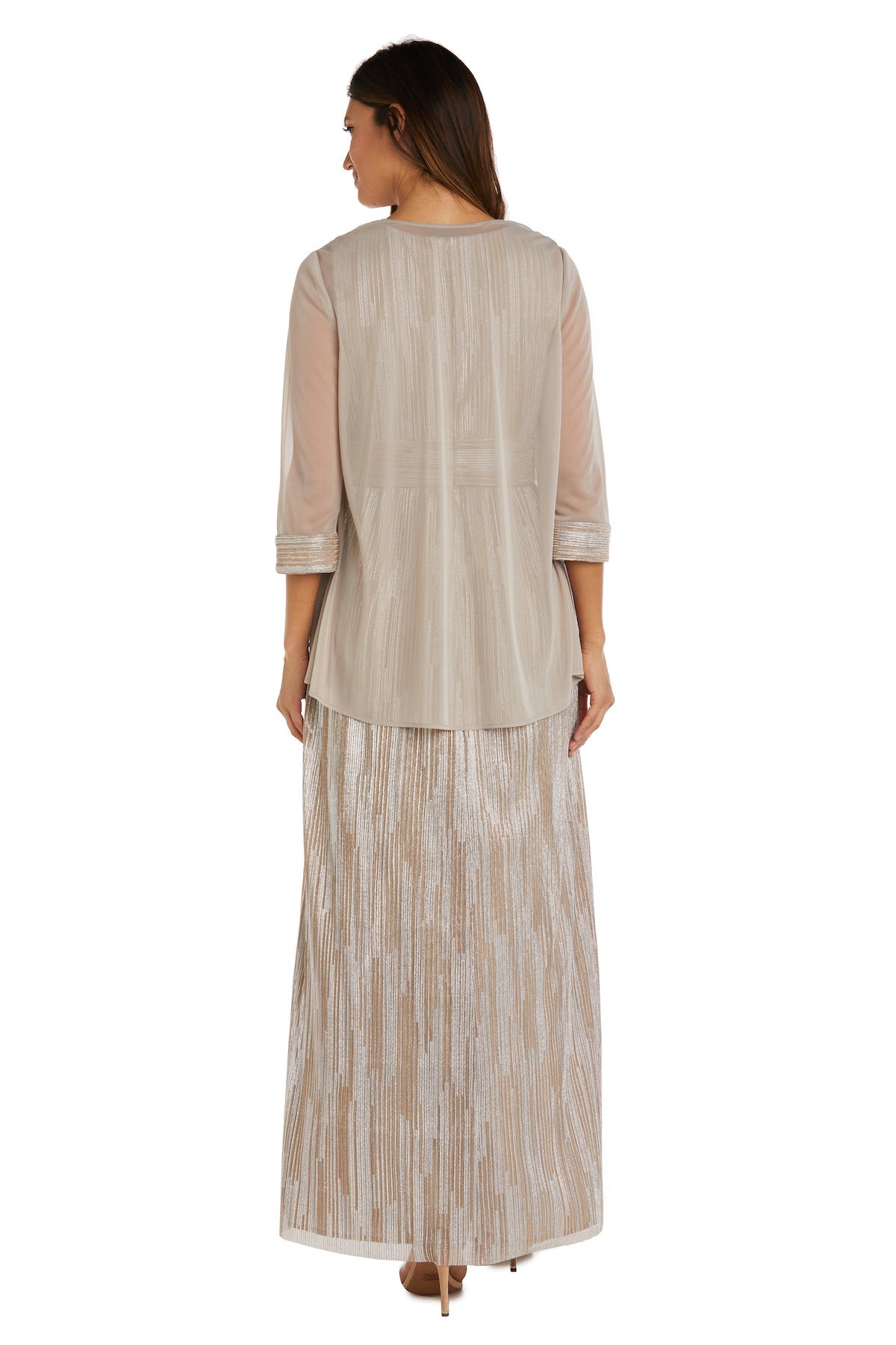 R&M Richards 2781P Long Formal Petite Jacket Dress