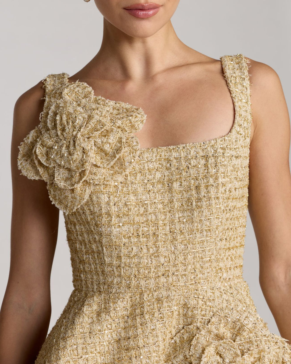 Square Mini Mikado Cocktail A-Line Mac Duggal 27828