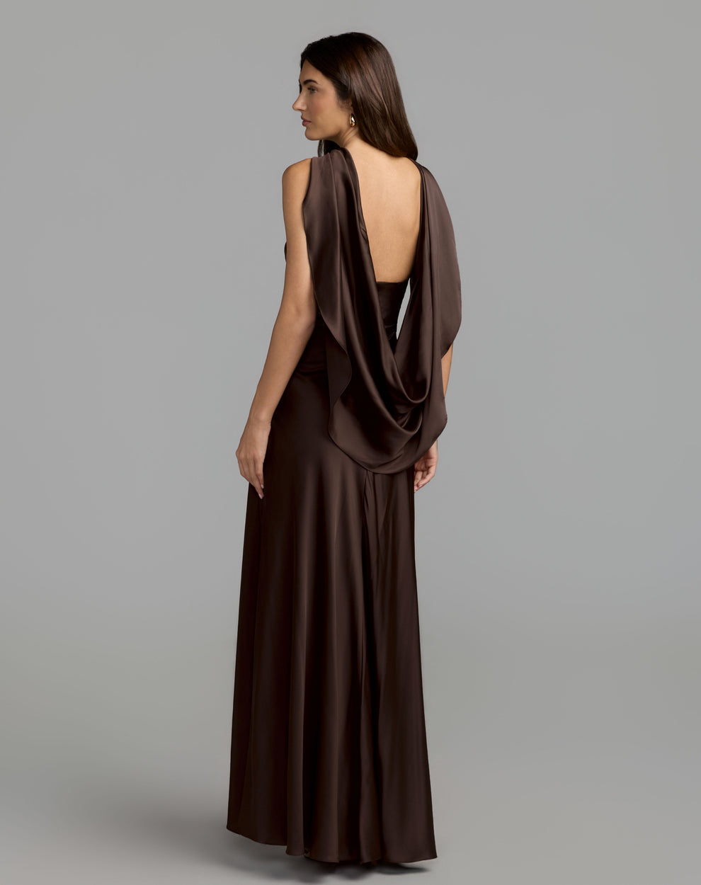 Halter Floor-Length Satin Prom Mermaid Mac Duggal 27878