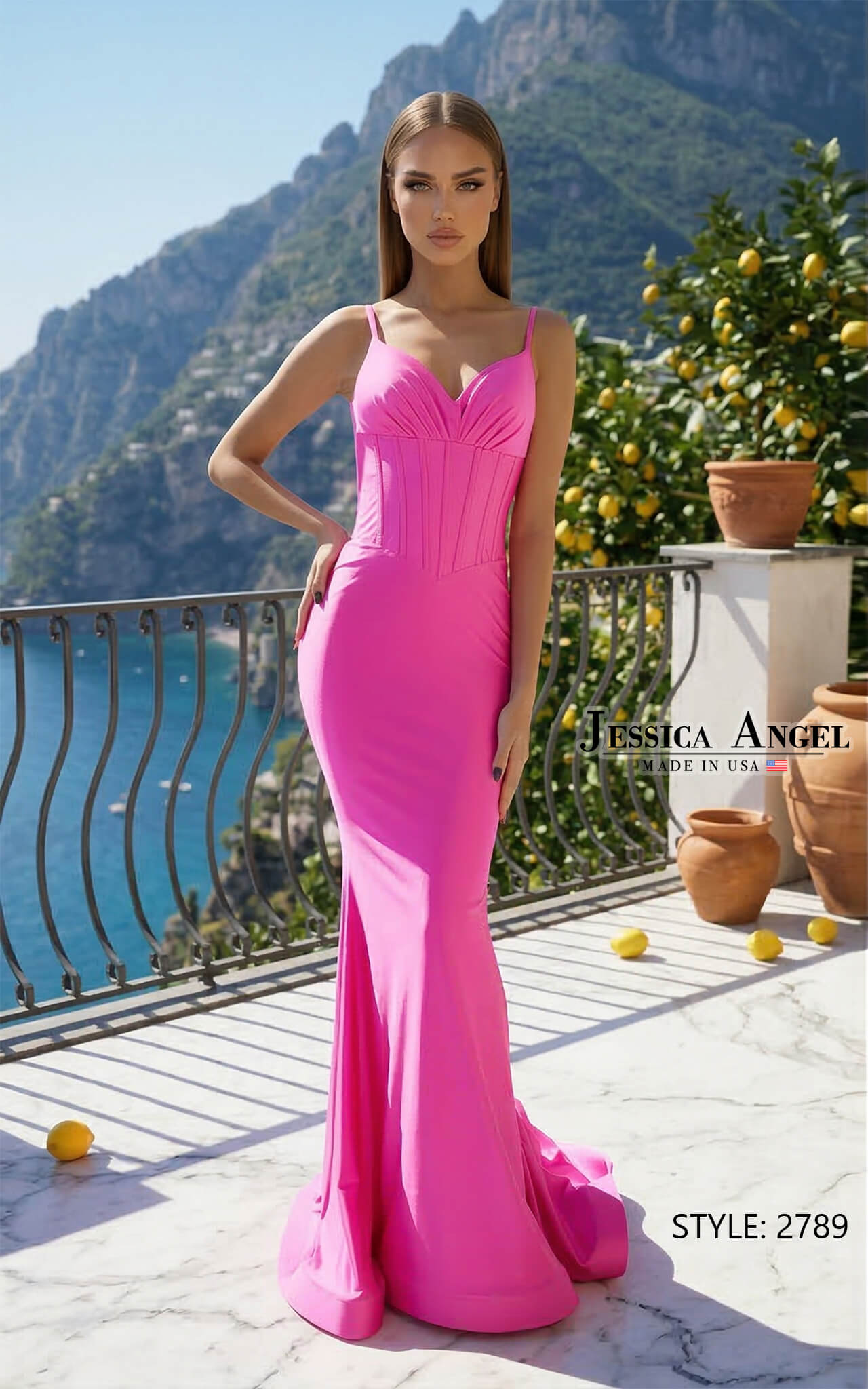 Sweetheart Floor-Length Jersey Formal Mermaid/Trumpet Jessica Angel 2789