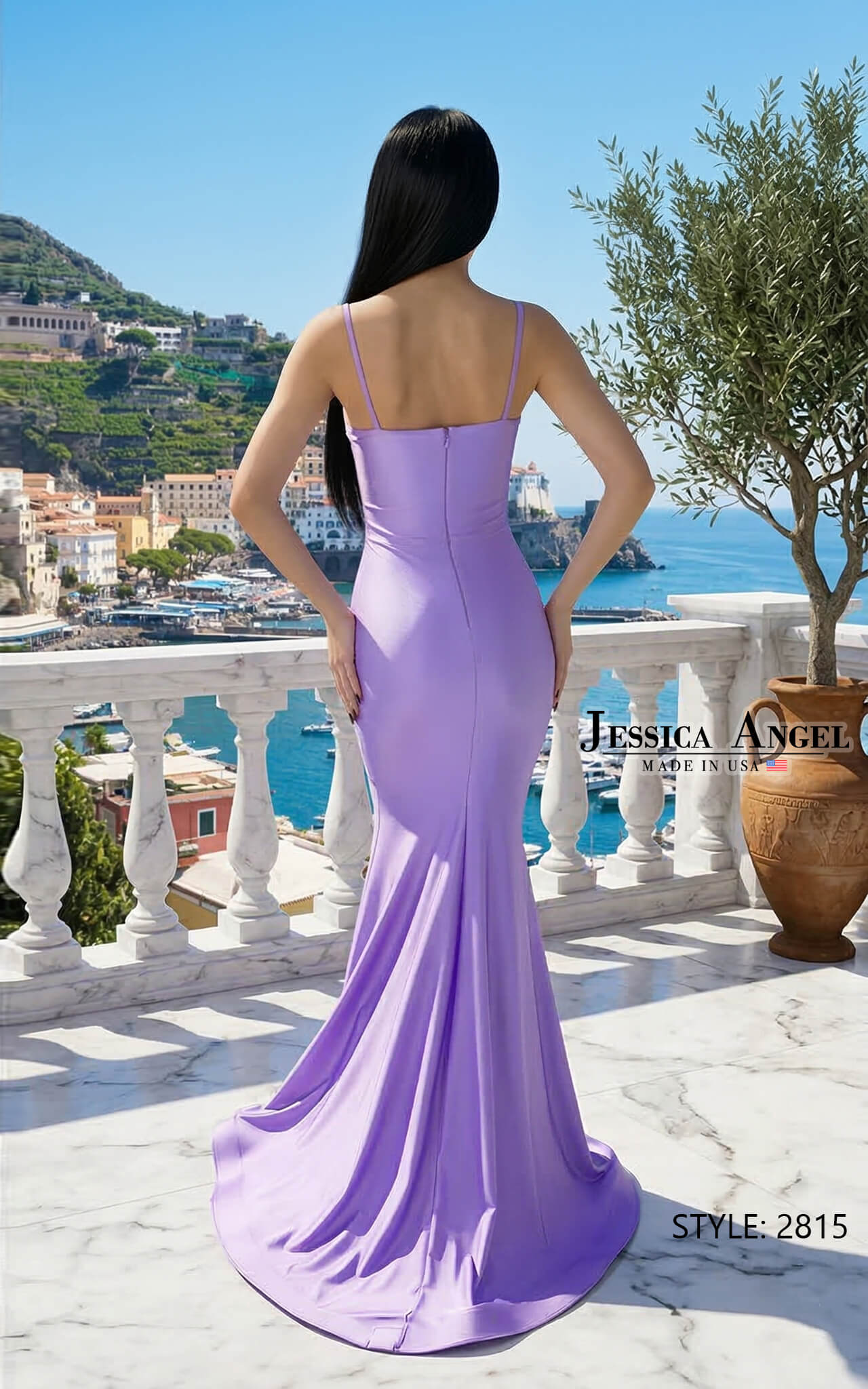 halter neck mermaid prom dress Luuvis Women Light Blue Mermaid Halter Neck Backless Long Satin Prom Dress  With Bowknot