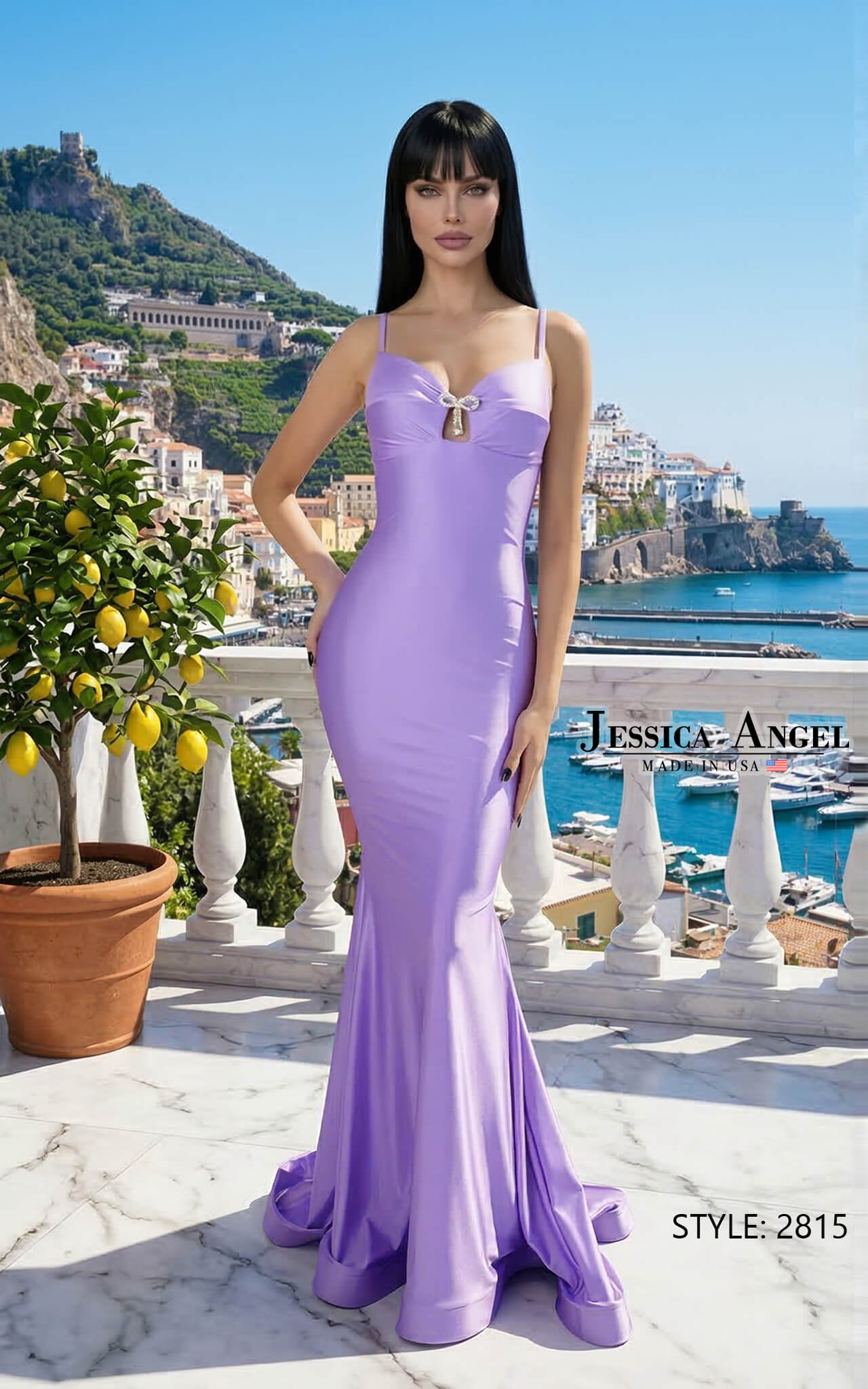 Sweetheart Jersey Mermaid Formal Dress Jessica Angel 2815 – The Dress Outlet